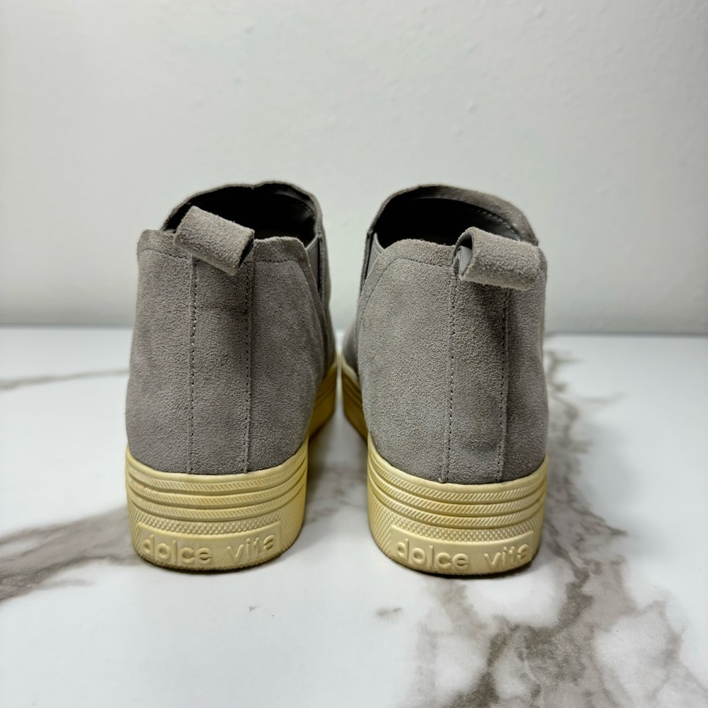 Dolce Vita Tasha Gray Suede Platform Women’s Ankle Boots, Size 6M - Picture 6 of 11